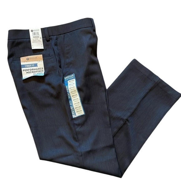 Haggar‎ Flat Front Straight Fit 29L Dress Pant - Picture 1 of 12